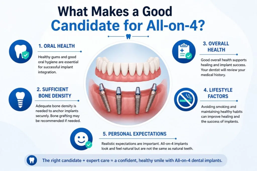 what makes a good candidate for all-on-4 implants
